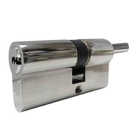 Механизм цилиндровый Гардиан GB 87 mm (51/36В) кл/верт (никель)