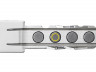 Цилиндр Evva MCS 107 мм 51x56 ключ-вертушка