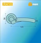 Ручки раздельные MSM R410 PB/CP (Полированная латунь/Хром) на круглом основании